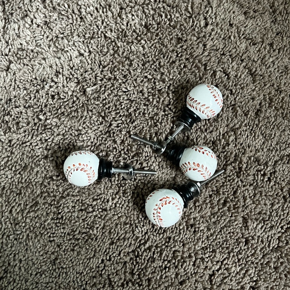 Baseball Drawer Handles